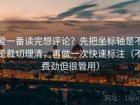爱一番读完想评论？先把坐标轴是不是裁切理清，再做一次快速标注（不费劲但很管用）